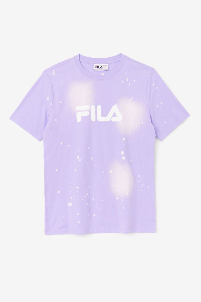 Fila T-Shirt Alivia Tie Dye Womens Purple - India OAE-986420